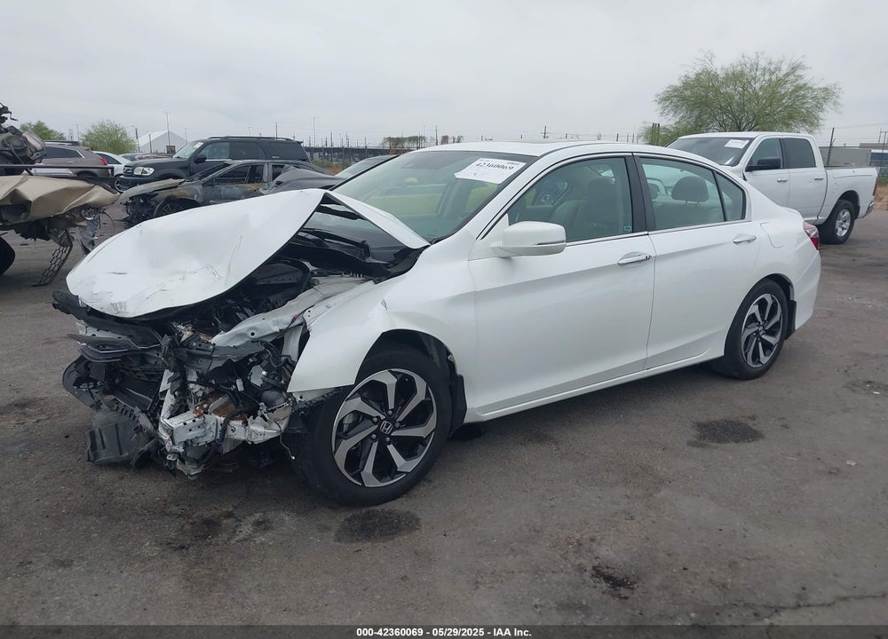 2016 HONDA ACCORD EX-L VIN: 1HGCR2F91GA072352