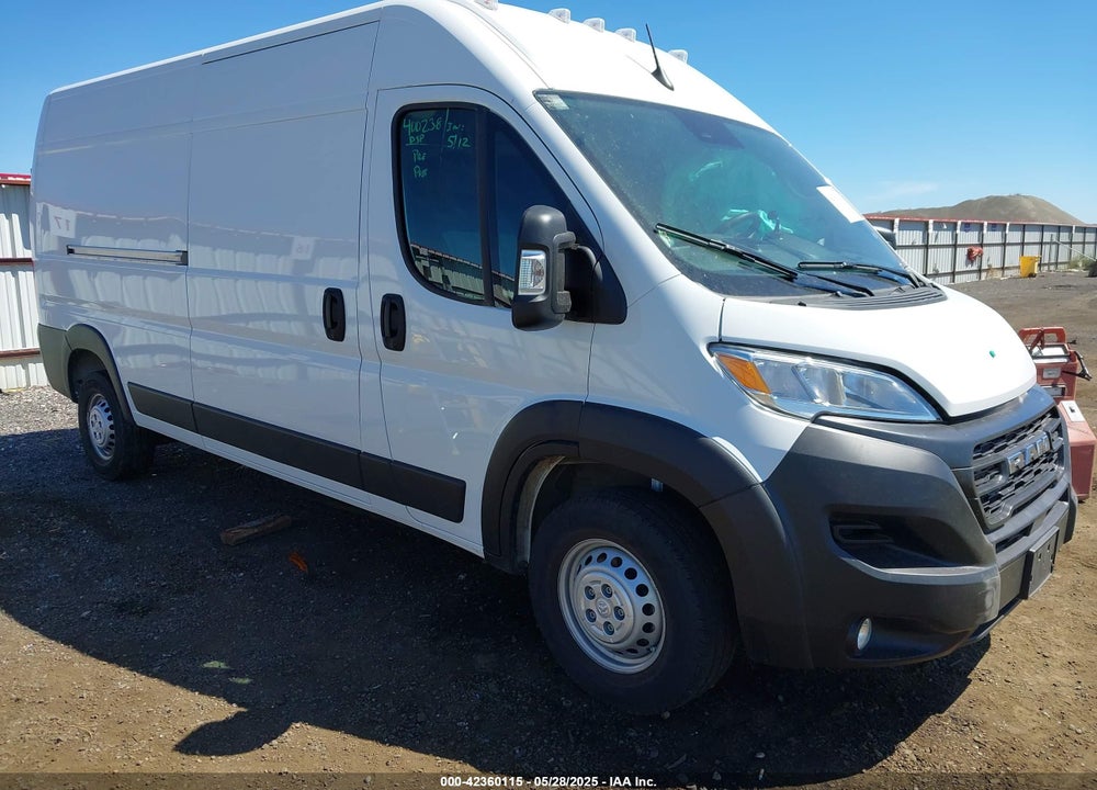 2025 RAM PROMASTER 2500 TRADESMAN HIGH ROOF 159 WB W/PASS SEAT VIN: 3C6LRVDGXSE504578