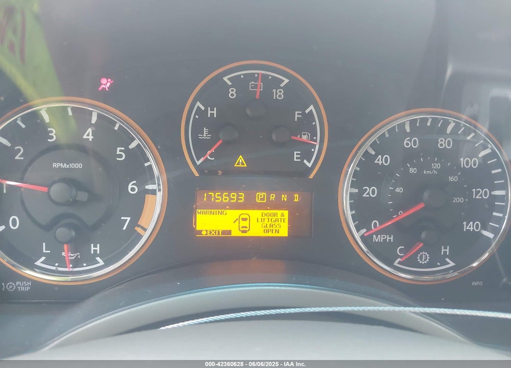 2012 NISSAN ARMADA PLATINUM VIN: 5N1BA0NF9CN612719