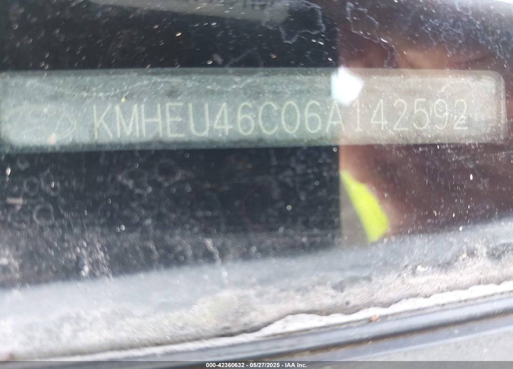 2006 HYUNDAI SONATA VIN: KMHEU46C06A142592
