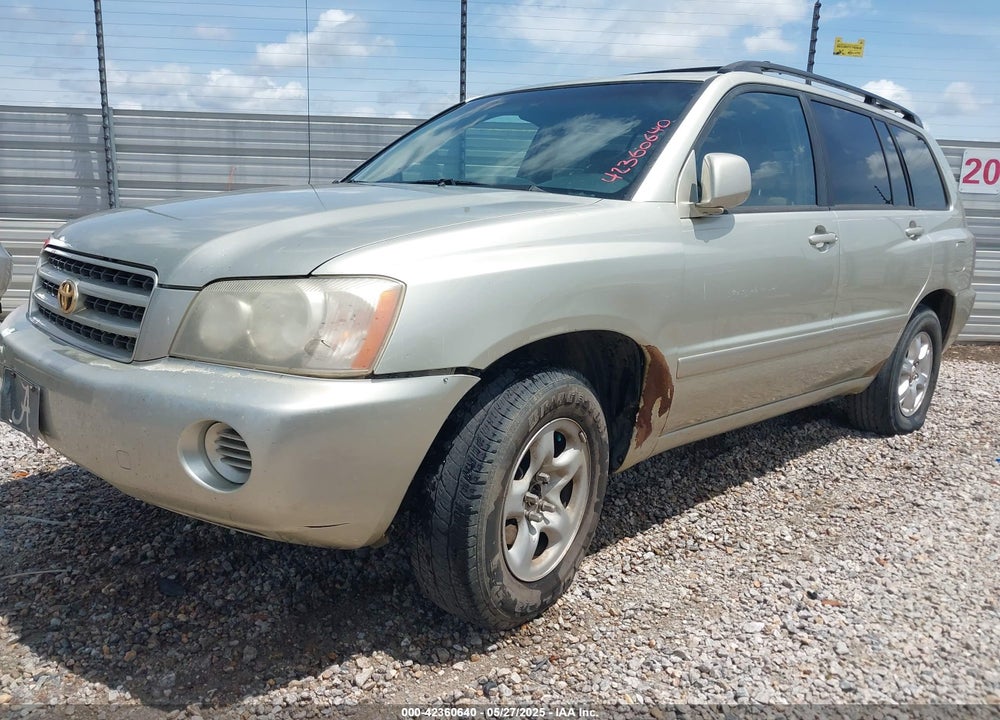 2003 TOYOTA HIGHLANDER V6 VIN: JTEGF21A030108389