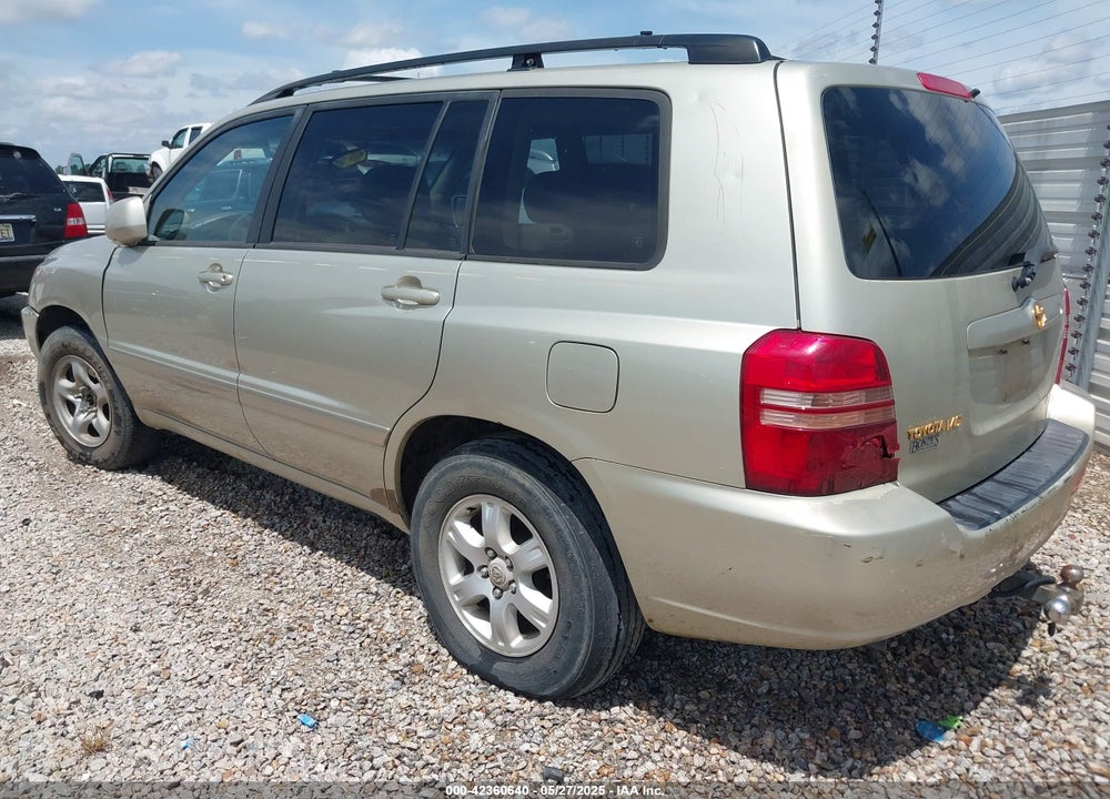2003 TOYOTA HIGHLANDER V6 VIN: JTEGF21A030108389