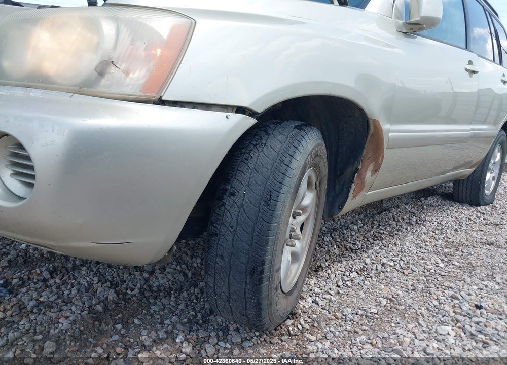2003 TOYOTA HIGHLANDER V6 VIN: JTEGF21A030108389