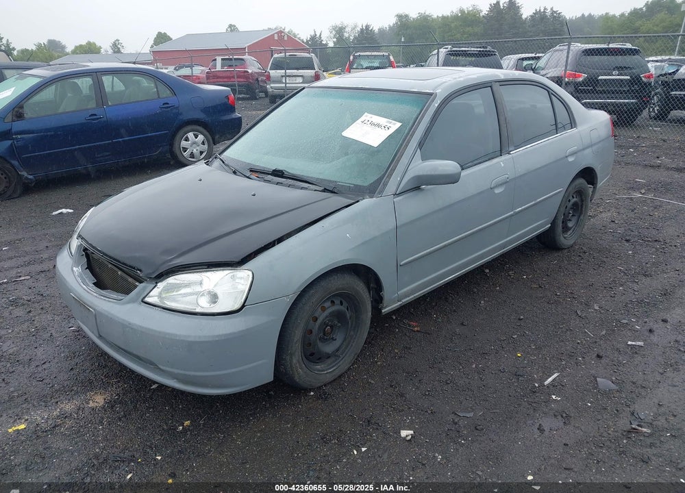 2002 HONDA CIVIC EX VIN: 2HGES25742H609061