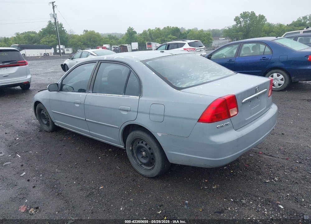 2002 HONDA CIVIC EX VIN: 2HGES25742H609061