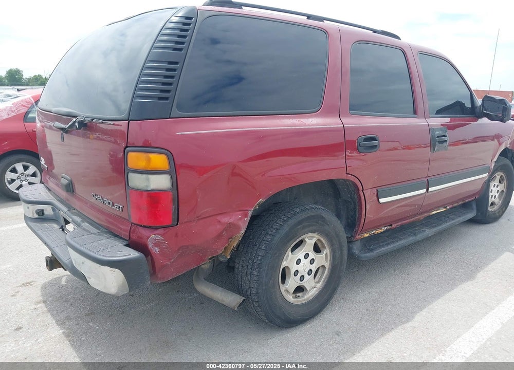2005 CHEVROLET TAHOE LS VIN: 1GNEK13T05J194601