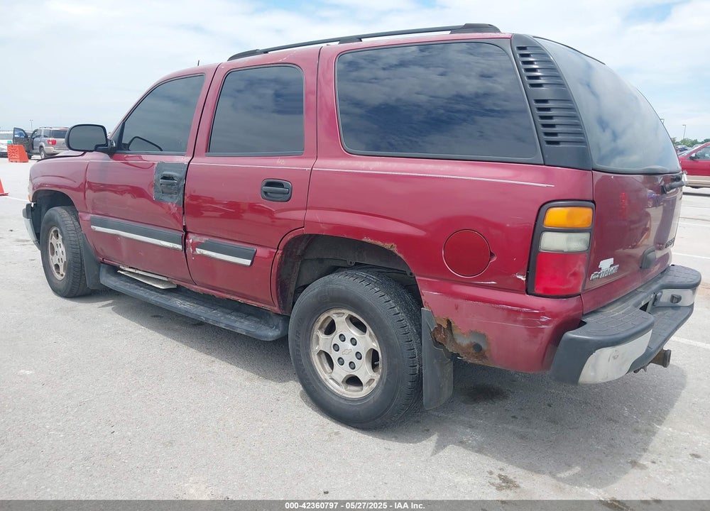2005 CHEVROLET TAHOE LS VIN: 1GNEK13T05J194601