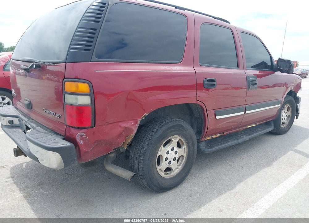 2005 CHEVROLET TAHOE LS VIN: 1GNEK13T05J194601