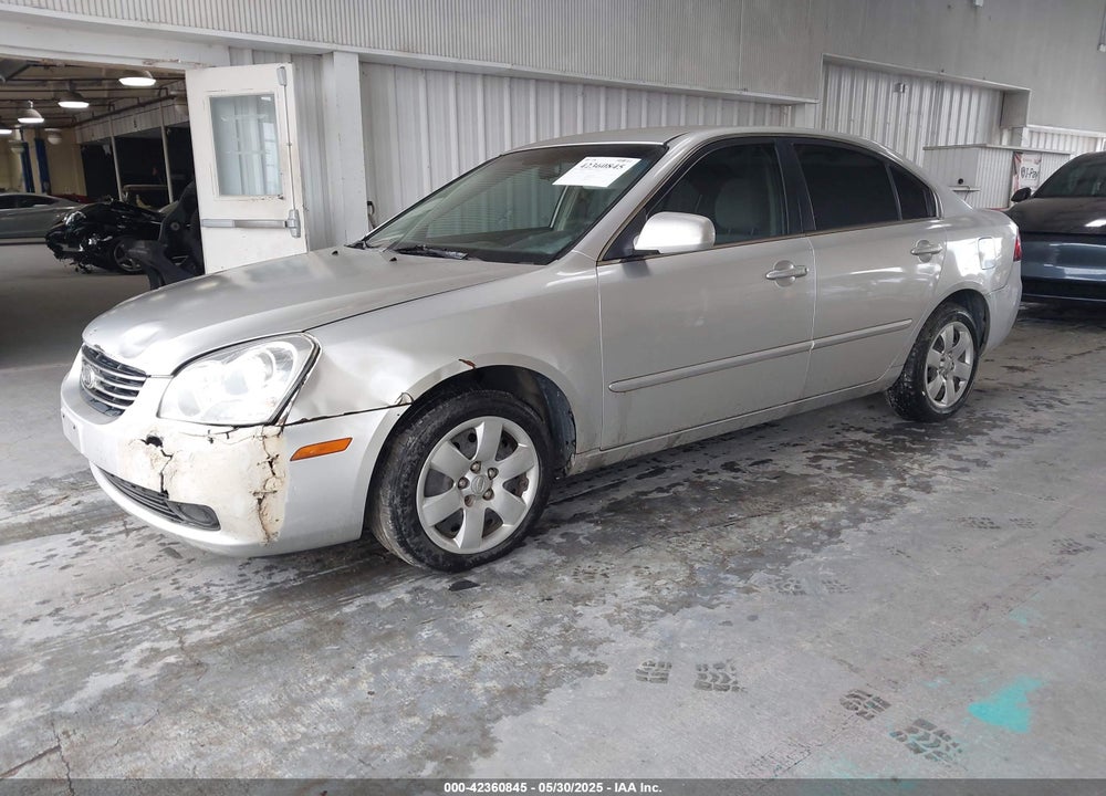 2007 KIA OPTIMA LX VIN: KNAGE123675124443