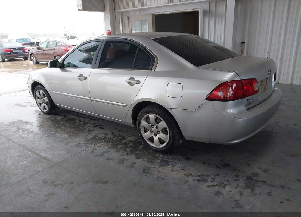 2007 KIA OPTIMA LX VIN: KNAGE123675124443
