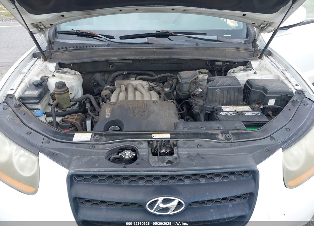 2008 HYUNDAI SANTA FE GLS VIN: 5NMSG13D98H190451