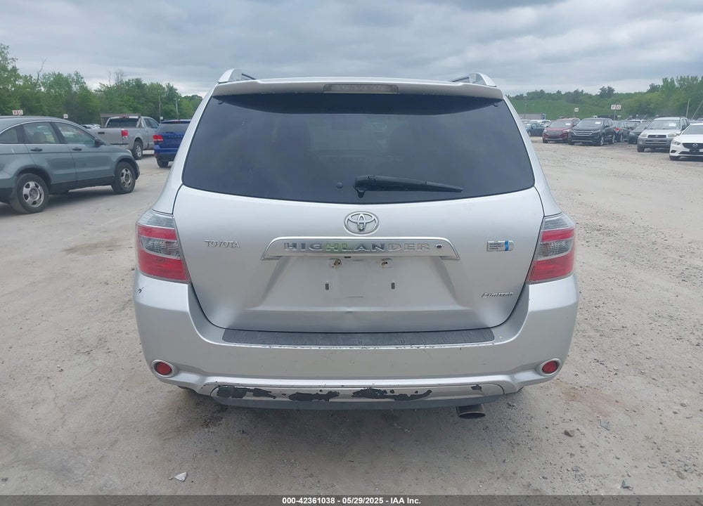 2008 TOYOTA HIGHLANDER HYBRID LIMITED VIN: JTEEW44A782001382