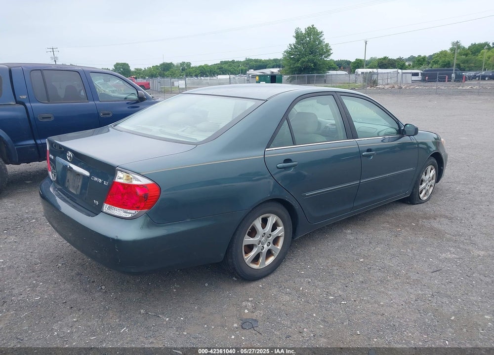 2005 TOYOTA CAMRY XLE V6 VIN: 4T1BF30K15U090278