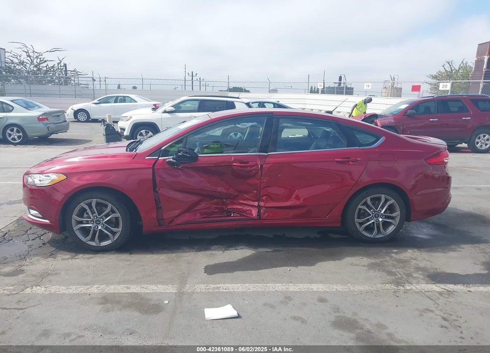 2017 FORD FUSION SE VIN: 3FA6P0HD2HR398861