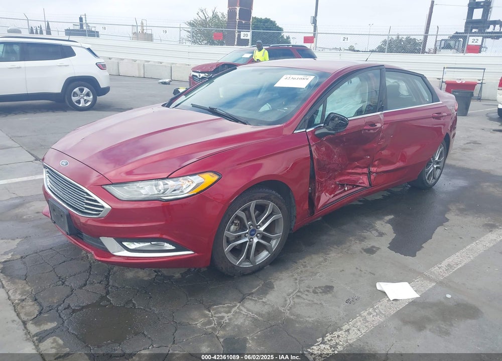 2017 FORD FUSION SE VIN: 3FA6P0HD2HR398861