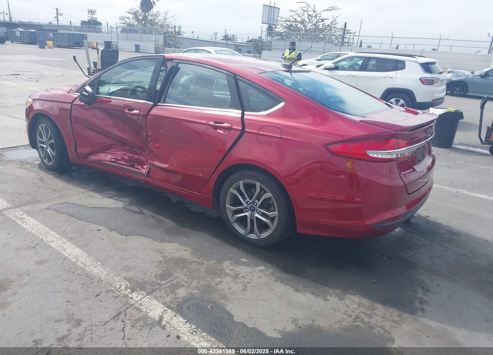 2017 FORD FUSION SE VIN: 3FA6P0HD2HR398861