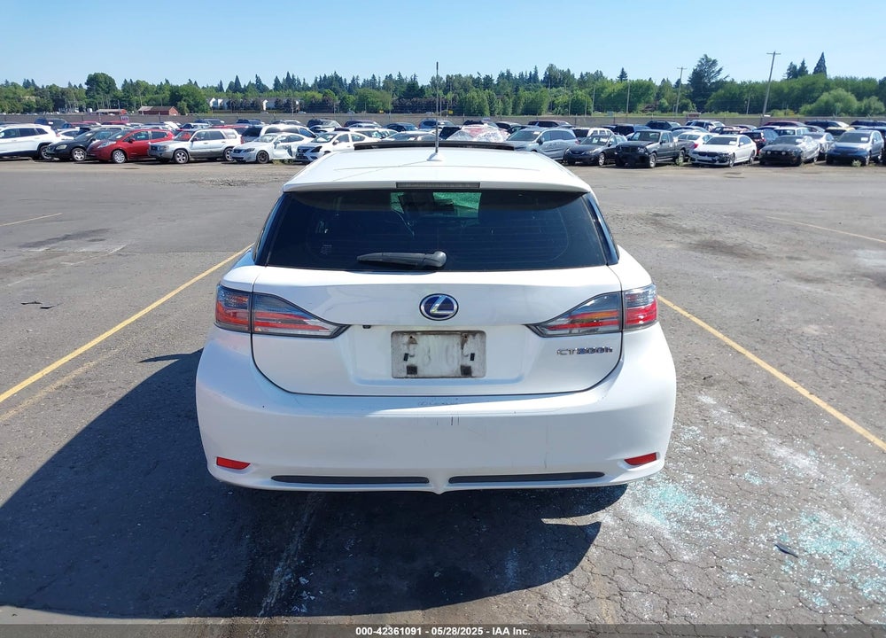 2012 LEXUS CT 200H VIN: JTHKD5BH4C2113275