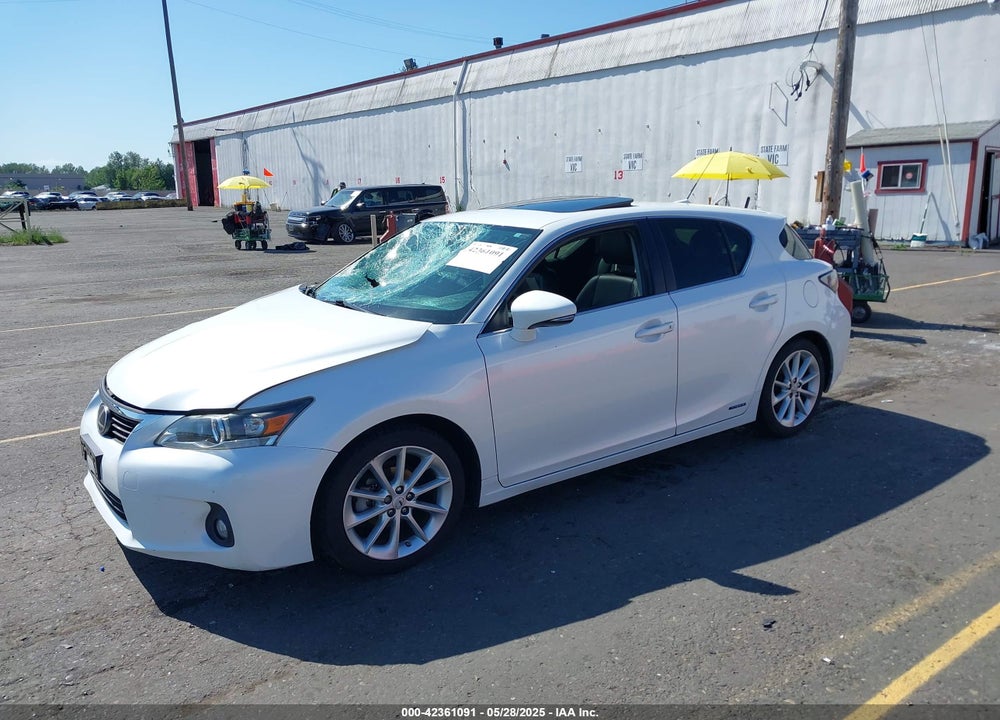 2012 LEXUS CT 200H VIN: JTHKD5BH4C2113275