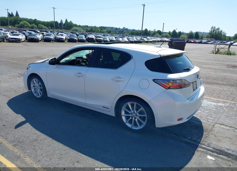 2012 LEXUS CT 200H VIN: JTHKD5BH4C2113275