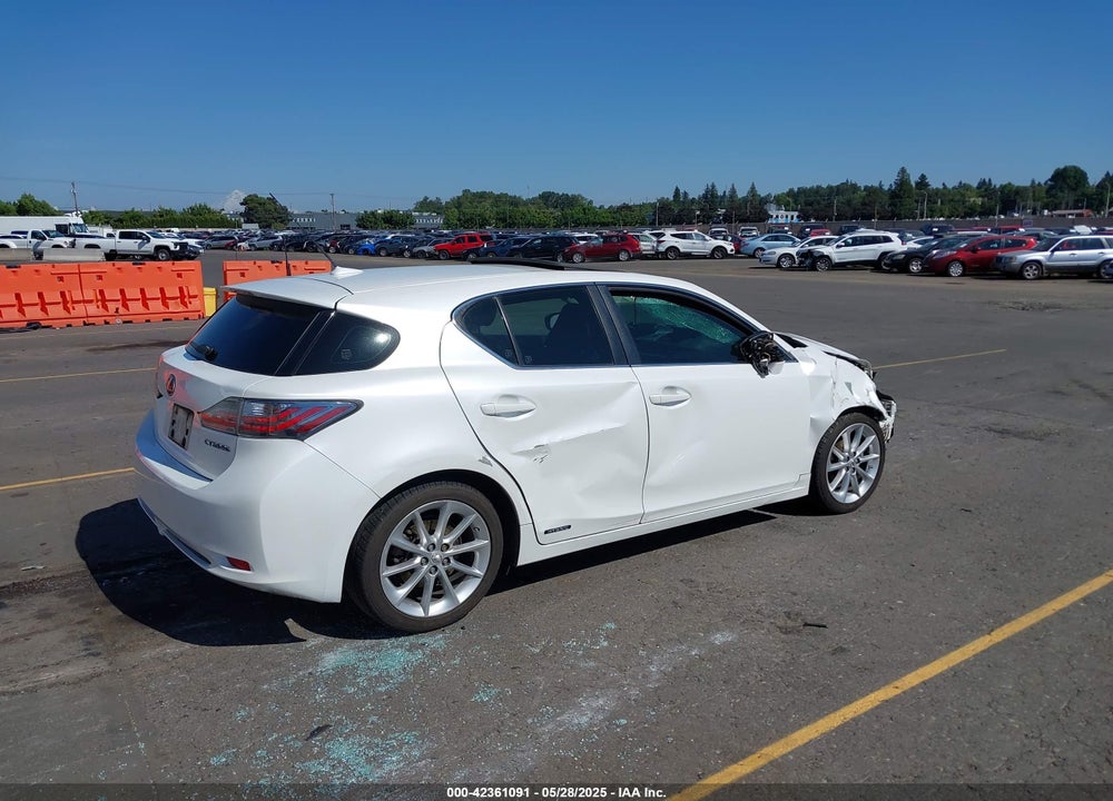 2012 LEXUS CT 200H VIN: JTHKD5BH4C2113275