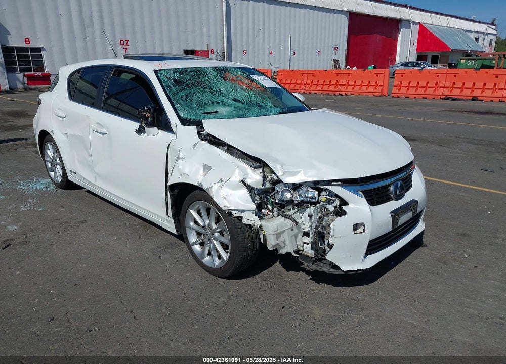 2012 LEXUS CT 200H VIN: JTHKD5BH4C2113275
