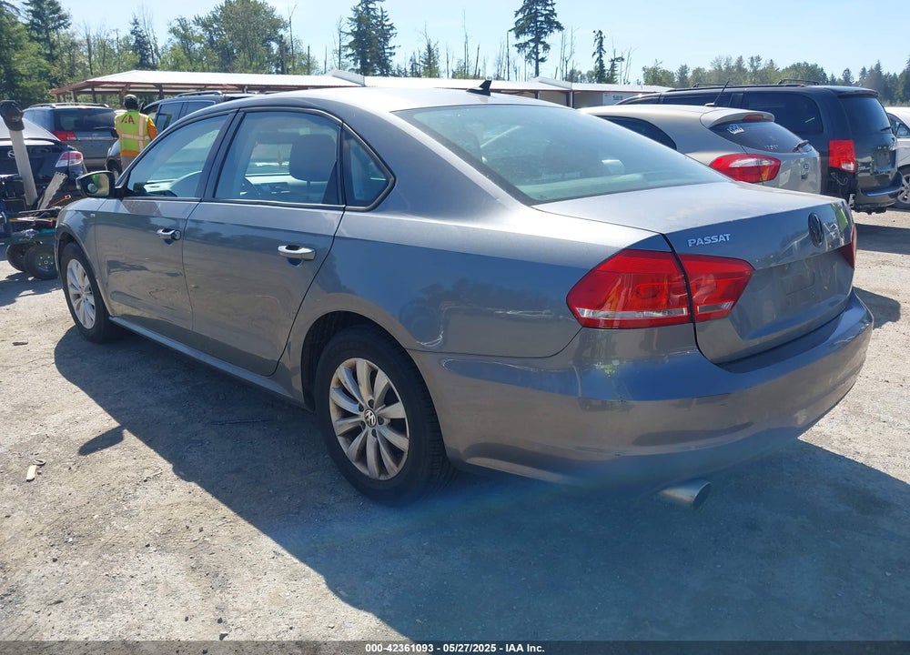 2015 VOLKSWAGEN PASSAT 1.8T WOLFSBURG EDITION VIN: 1VWAT7A39FC063034