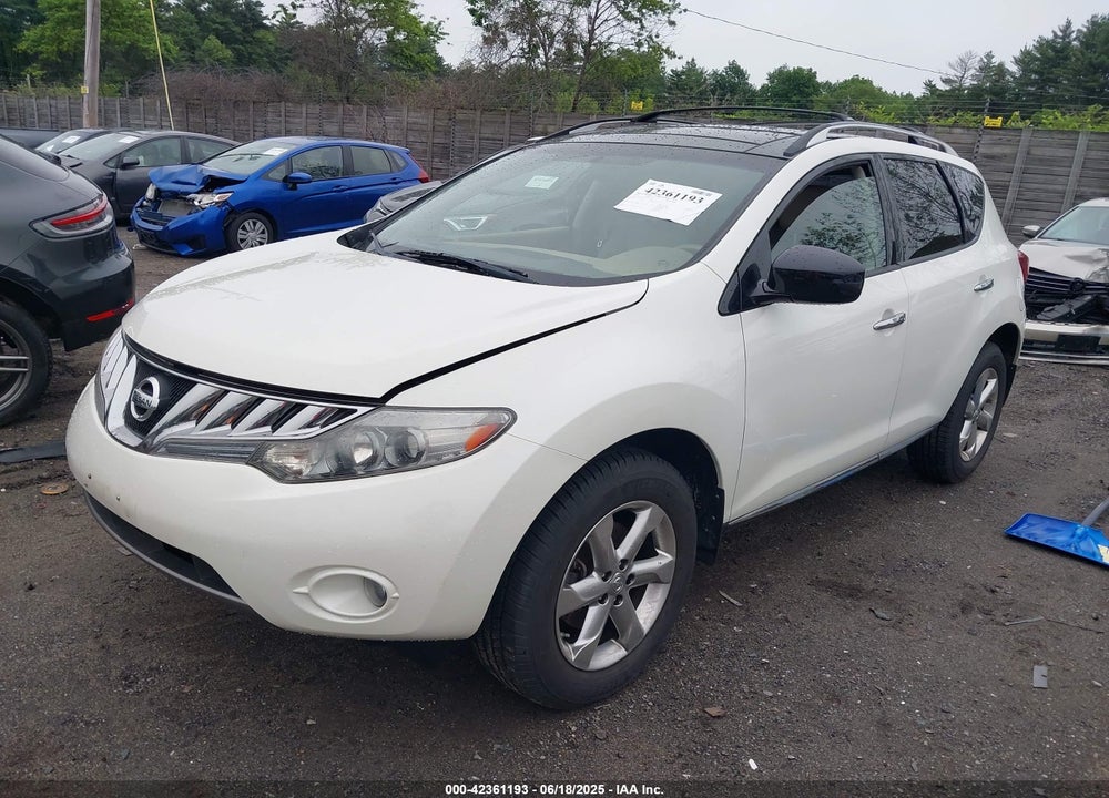 2010 NISSAN MURANO VIN: JN8AZ1MW2AW123414