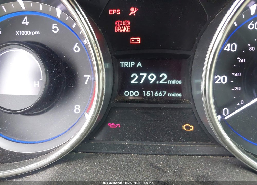 2012 HYUNDAI SONATA VIN: 5NPEB4AC3CH344719