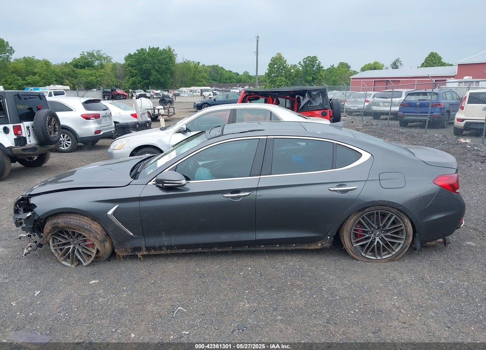 2019 GENESIS G70 VIN: KMTG34LE8KU035029