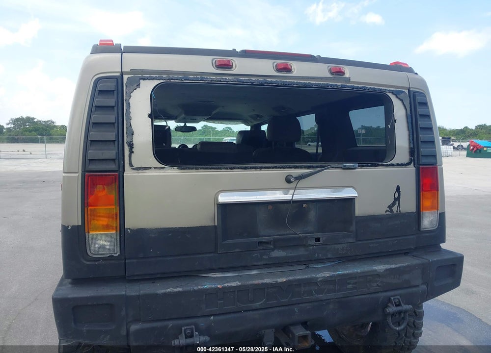 2003 HUMMER H2 VIN: 5GRGN23U33H132071