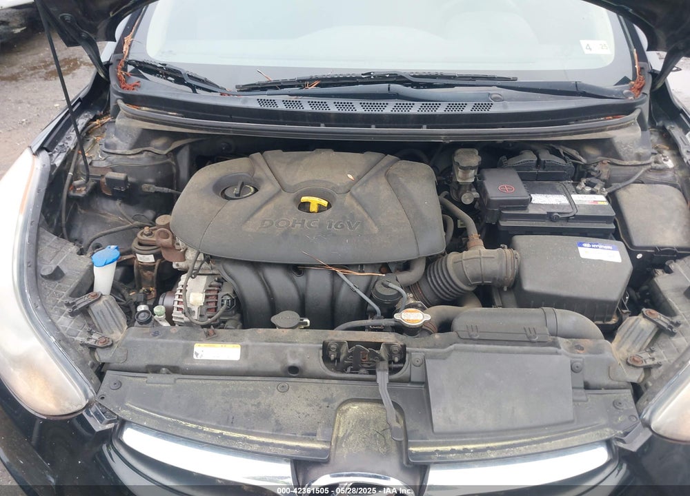 2012 HYUNDAI ELANTRA VIN: KMHDH4AE3CU183463