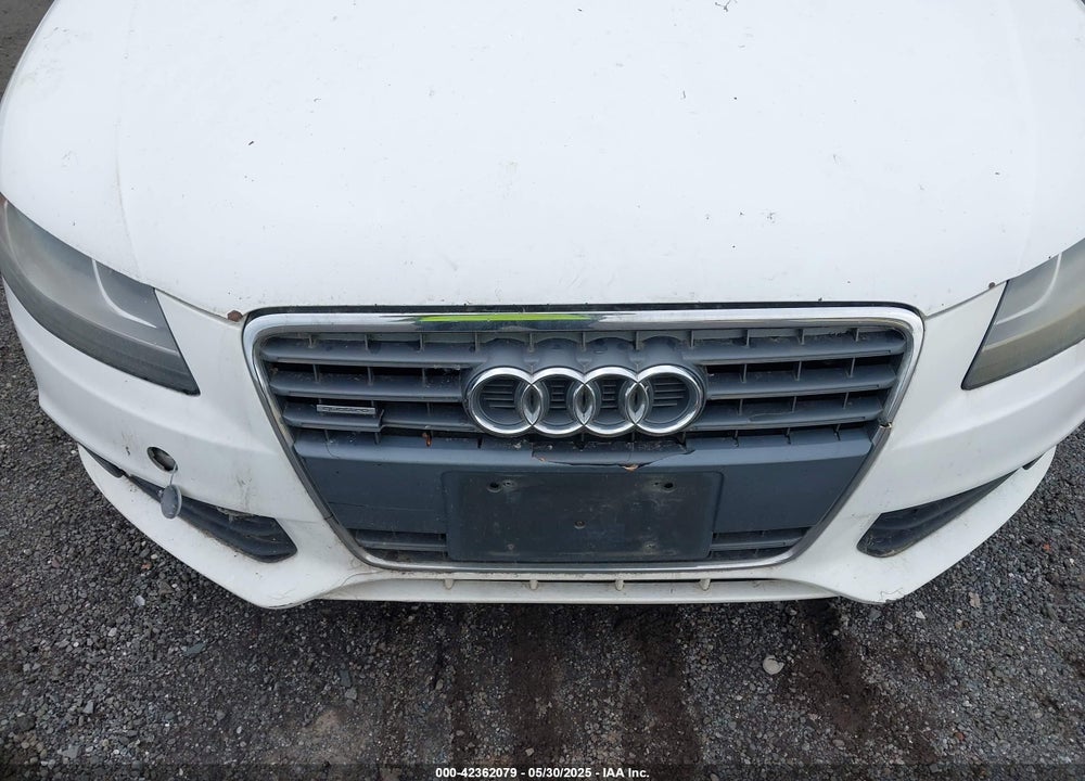 2011 AUDI A4 2.0T PREMIUM VIN: WAUBFAFL8BN037329