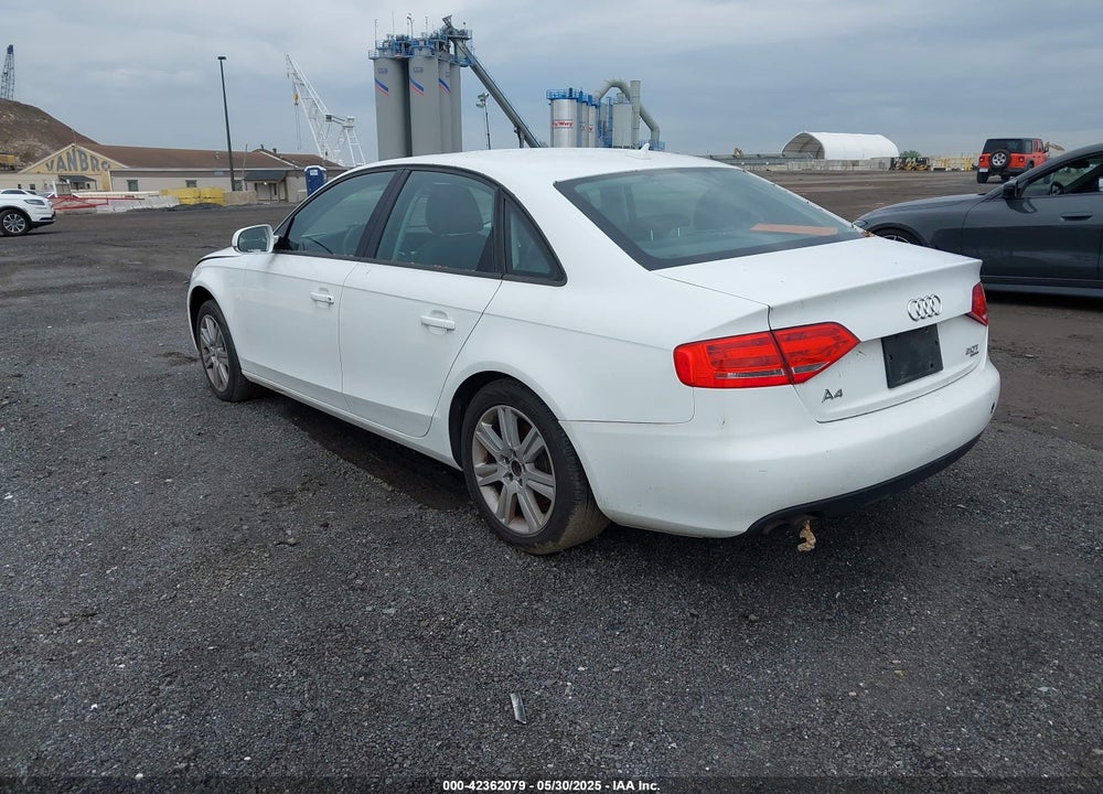 2011 AUDI A4 2.0T PREMIUM VIN: WAUBFAFL8BN037329