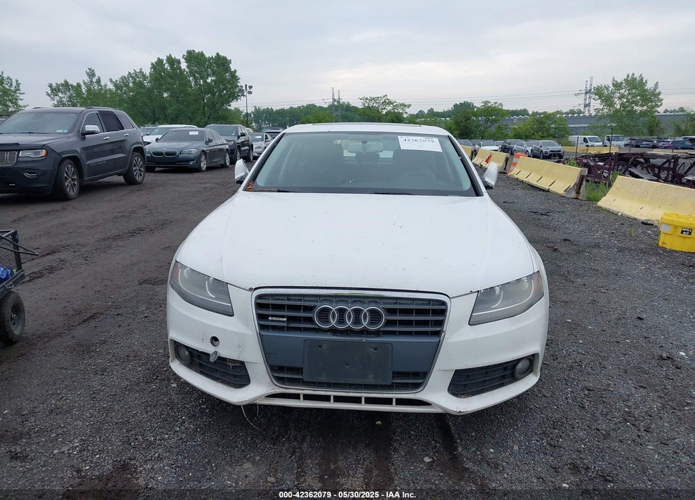 2011 AUDI A4 2.0T PREMIUM VIN: WAUBFAFL8BN037329