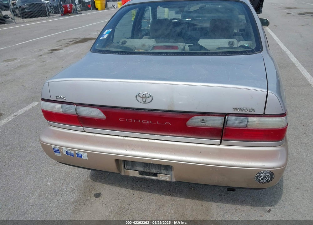 1996 TOYOTA COROLLA DX VIN: 1NXBB02E7TZ402778