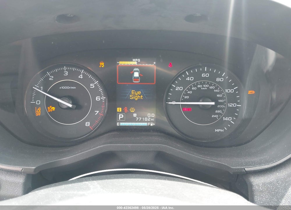 2019 SUBARU IMPREZA VIN: 4S3GTAD63K3711459