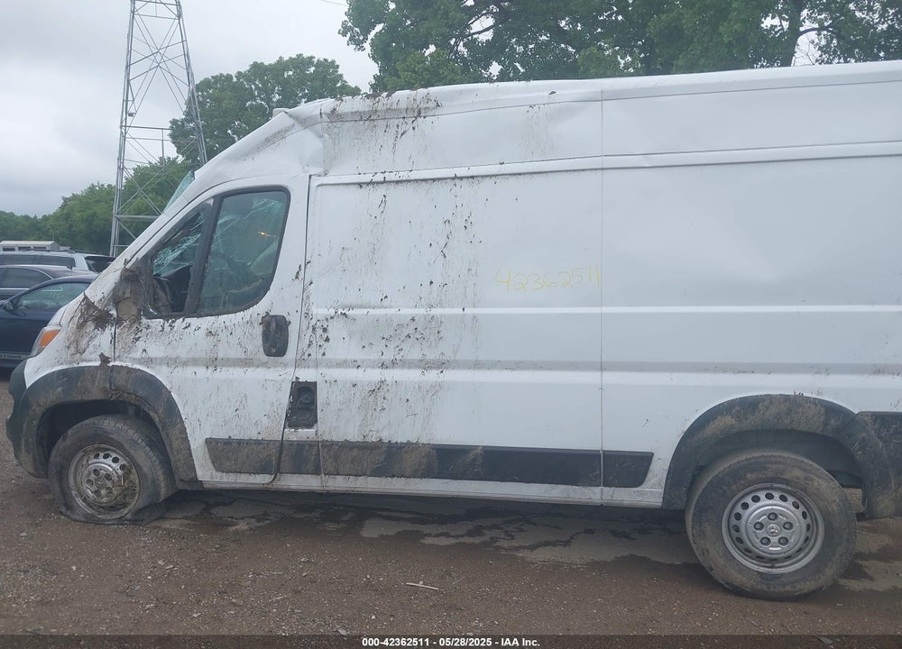 2024 RAM PROMASTER 1500 TRADESMAN HIGH ROOF 136 WB W/PASS SEAT VIN: 3C6LRVBG5RE112346