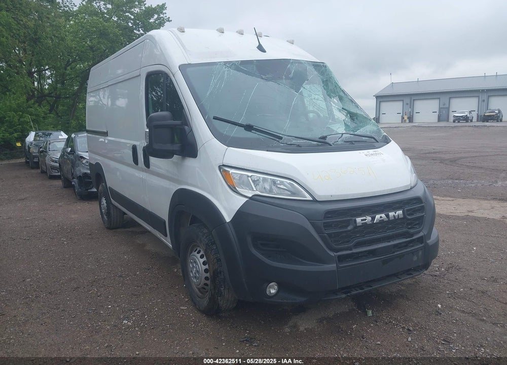 2024 RAM PROMASTER 1500 TRADESMAN HIGH ROOF 136 WB W/PASS SEAT VIN: 3C6LRVBG5RE112346
