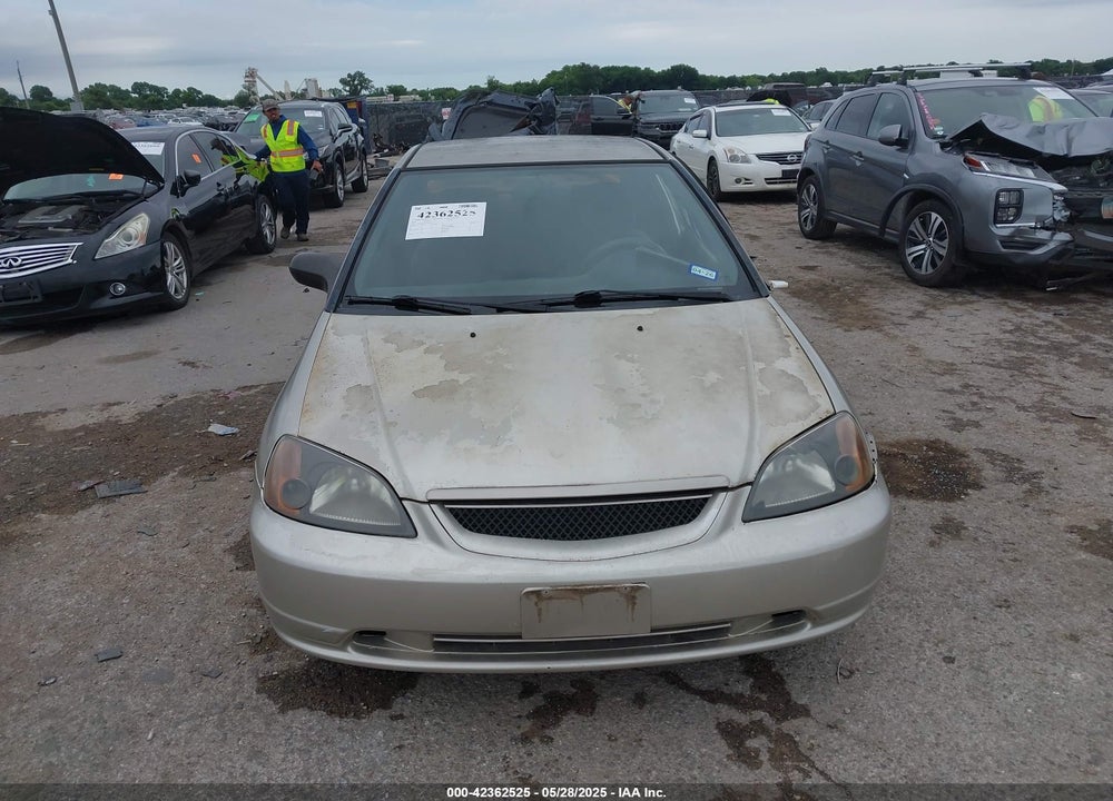 2002 HONDA CIVIC LX VIN: 1HGEM21552L097389