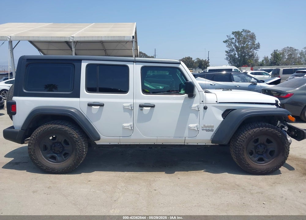 2018 JEEP WRANGLER UNLIMITED SPORT 4X4 VIN: 1C4HJXDN7JW232530