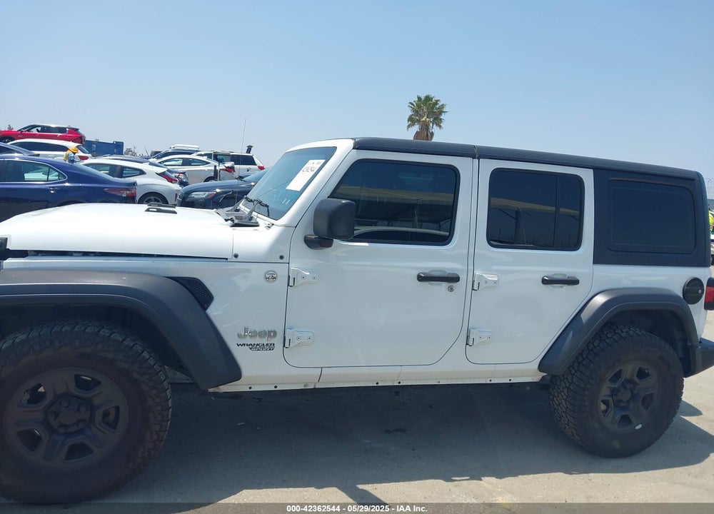 2018 JEEP WRANGLER UNLIMITED SPORT 4X4 VIN: 1C4HJXDN7JW232530