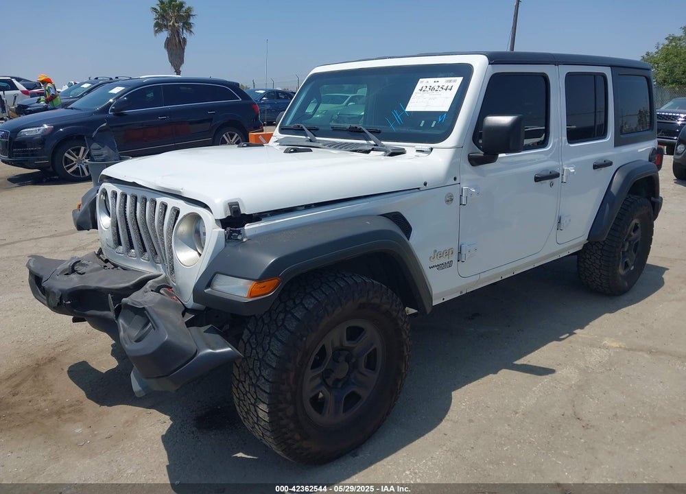 2018 JEEP WRANGLER UNLIMITED SPORT 4X4 VIN: 1C4HJXDN7JW232530