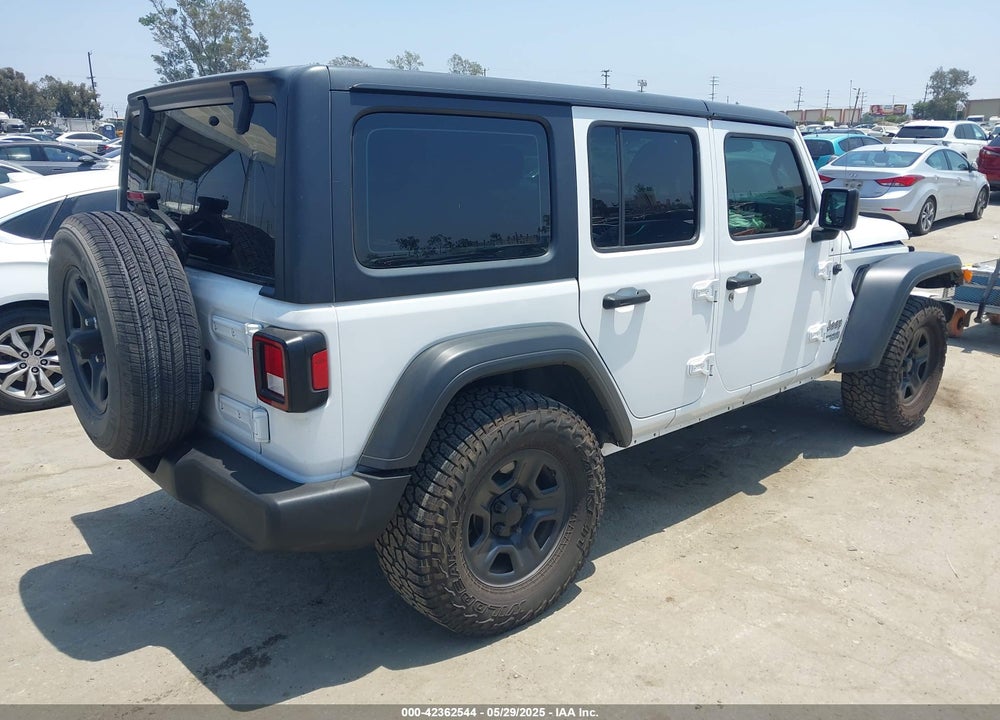 2018 JEEP WRANGLER UNLIMITED SPORT 4X4 VIN: 1C4HJXDN7JW232530