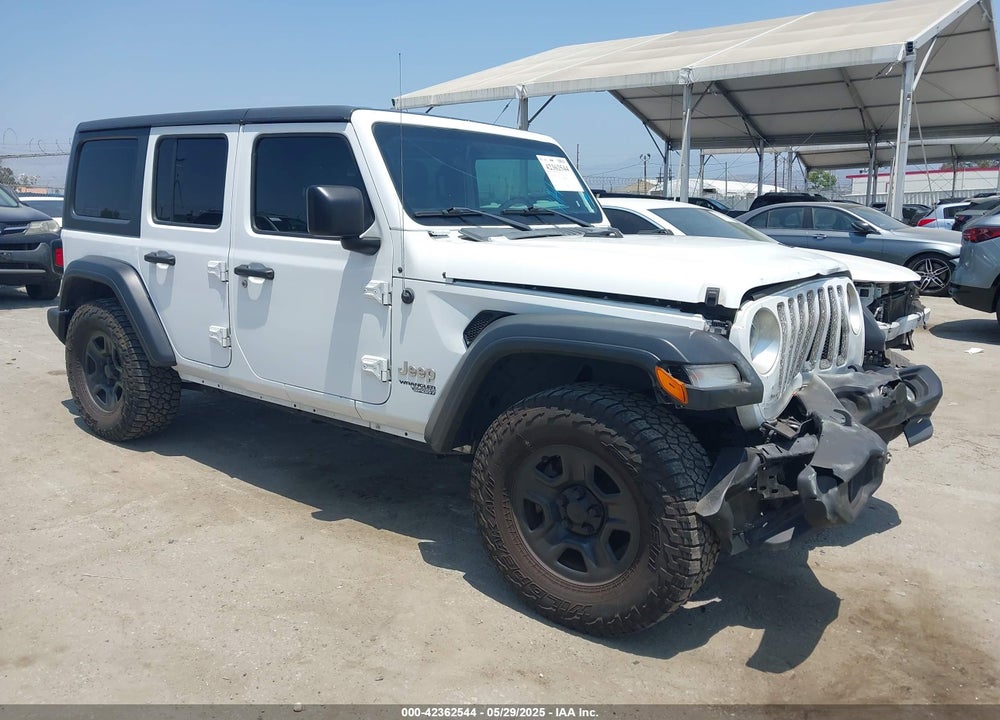 2018 JEEP WRANGLER UNLIMITED SPORT 4X4 VIN: 1C4HJXDN7JW232530