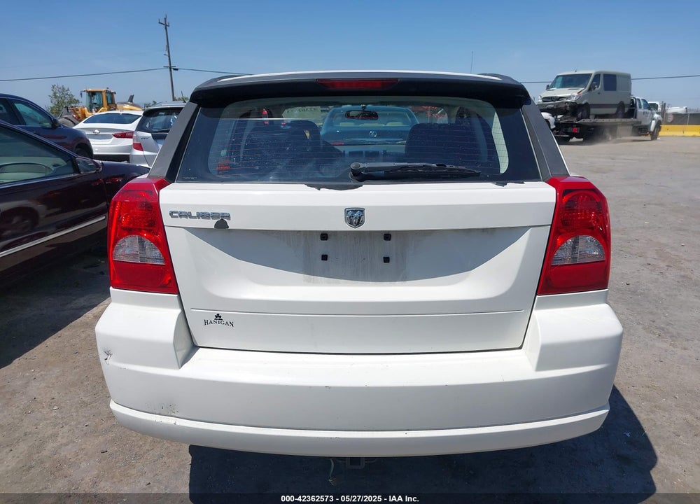 2008 DODGE CALIBER SE VIN: 1B3HB28B08D770607