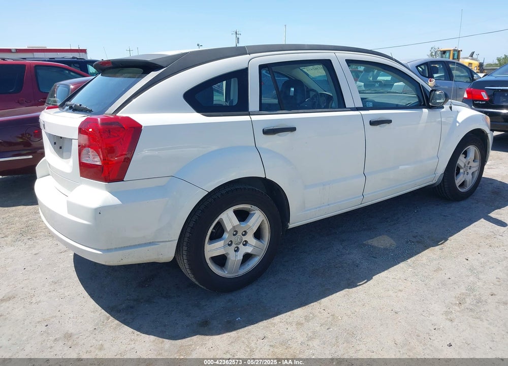 2008 DODGE CALIBER SE VIN: 1B3HB28B08D770607