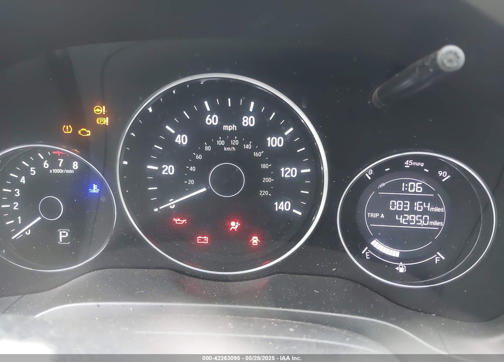 2018 HONDA HR-V VIN: 3CZRU6H30JG723917