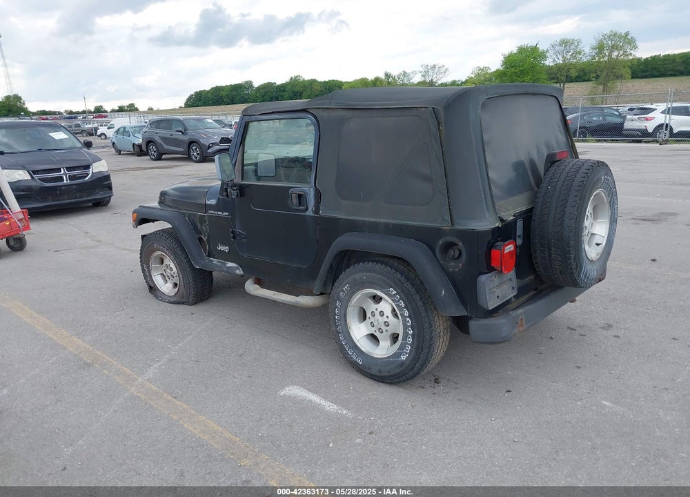 1997 JEEP WRANGLER SE VIN: 1J4FY29P9VP488503