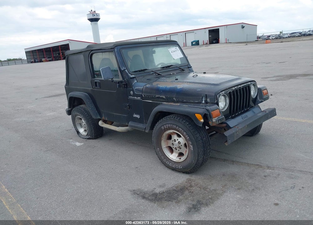 1997 JEEP WRANGLER SE VIN: 1J4FY29P9VP488503