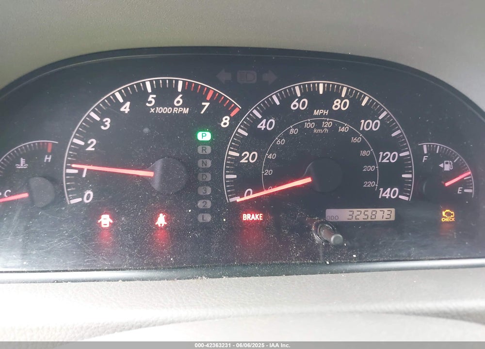 2005 TOYOTA CAMRY VIN: 4T1BE32K65U431450